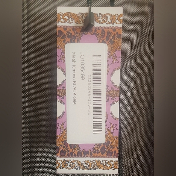 Sheer Mesh Kimono Cover Up - Picture 11 of 12